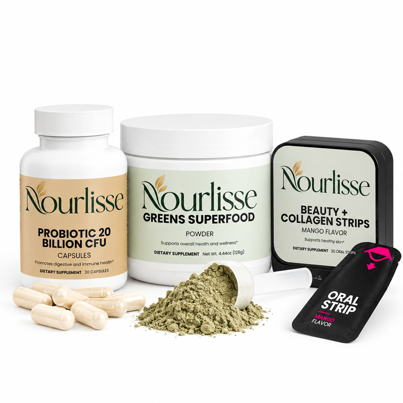 Nourlisse 3 Part Daily Wellness System